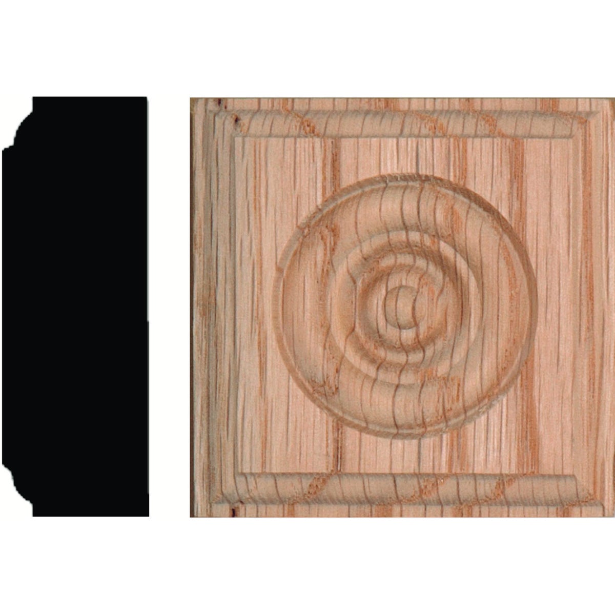 picture of 7/8x2-1/2 Oak Rosette