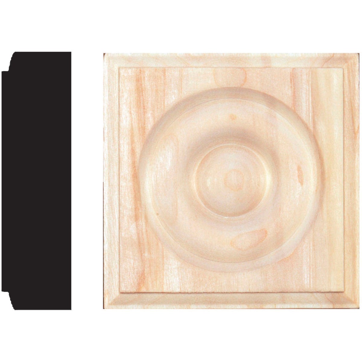 picture of 7/8x3-1/4 Hdwd Rosette