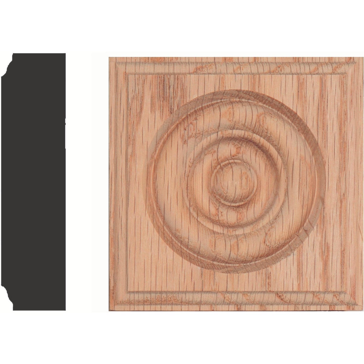 picture of 7/8x3-1/2 Oak Rosette