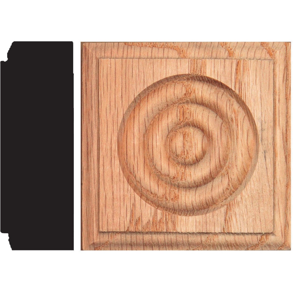 picture of 7/8x2-1/2 Oak Rosette