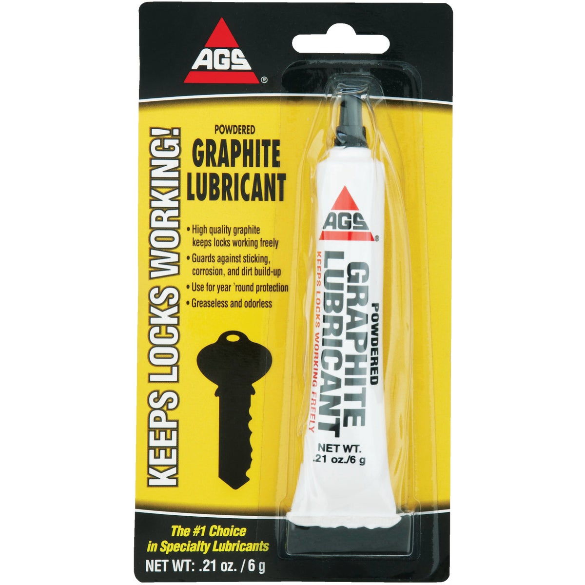 AGS POWDERED GRAPHITE DRY LUBRICANT PINEWOOD DERBY, LOCKS, HINGES
