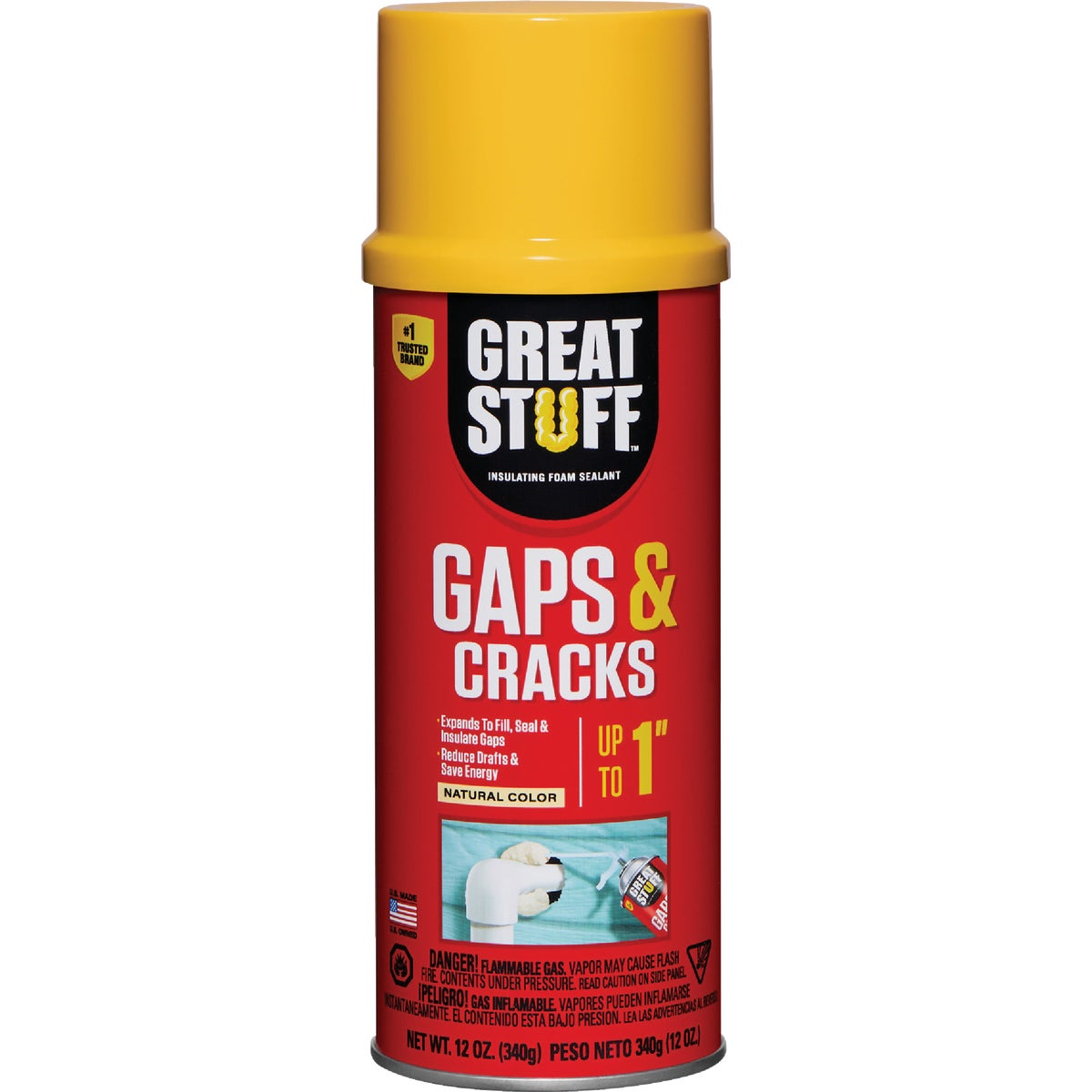 DOW Great Stuff 12-oz Gaps & Cracks Minimal Expanding Insulating Foam ...