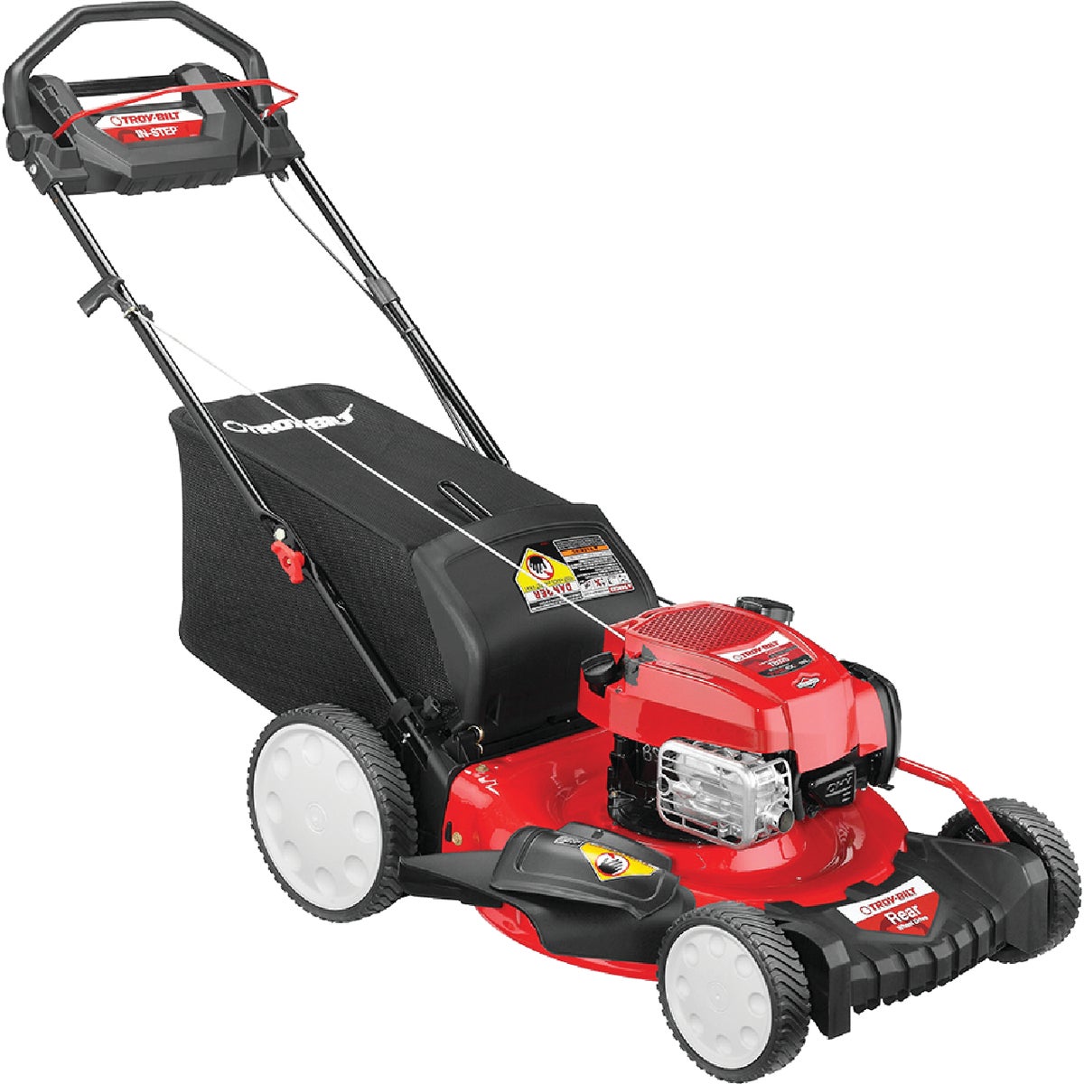 Troy Bilt 21-inch 190cc Self-Propelled Hi-Wheel Gas Powered Lawn Mower ...