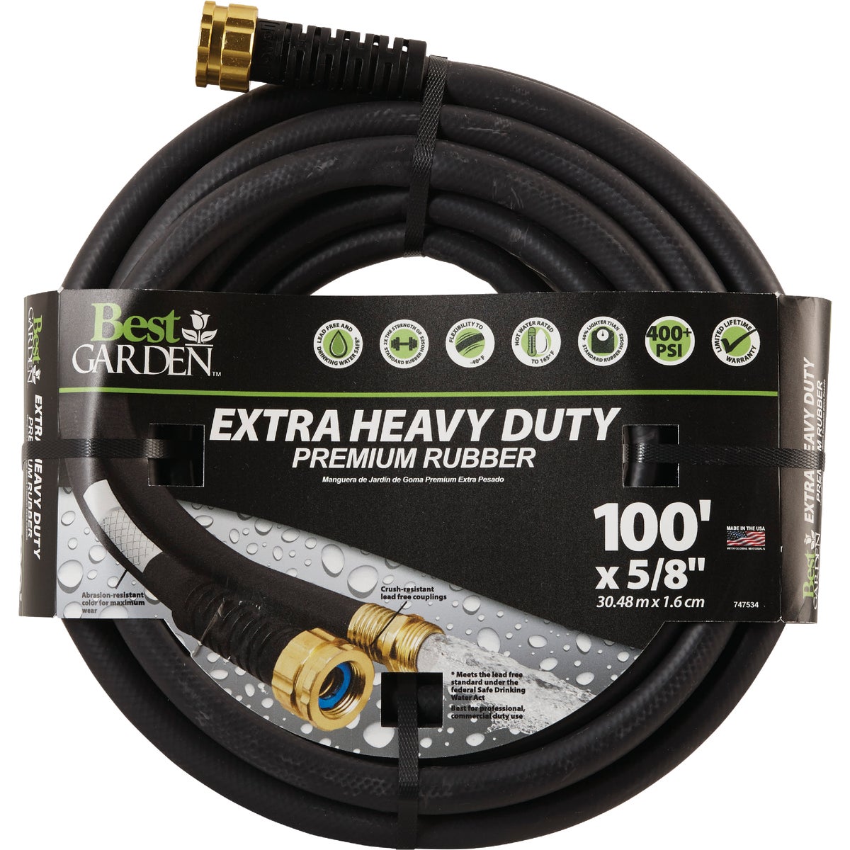 hose rubber swan premium duty heavy feet inch garden specifications