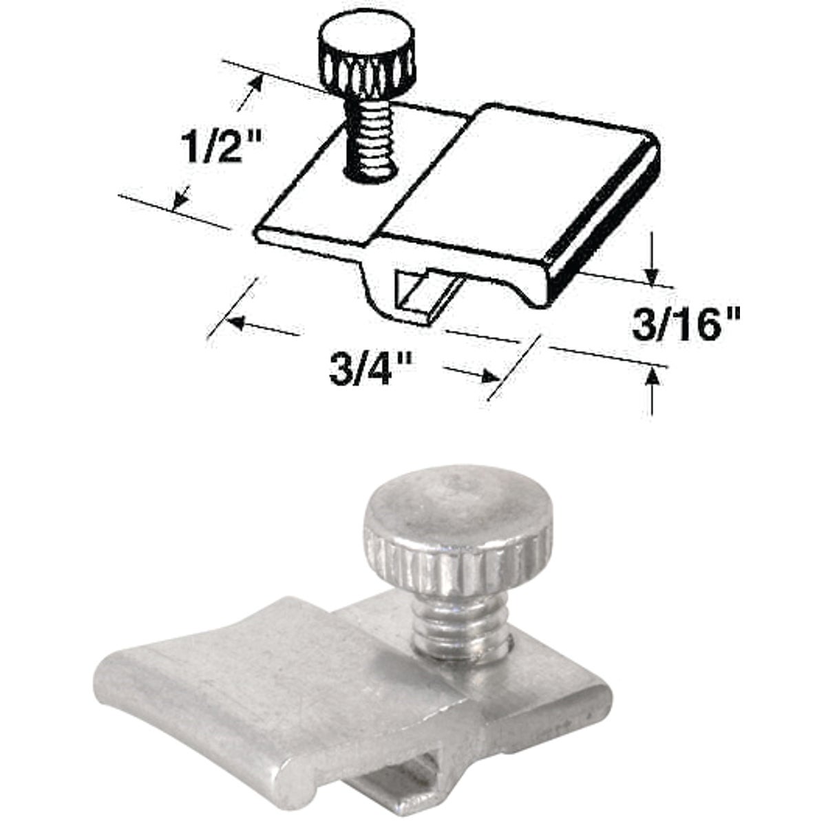 PRIME-LINE 8Pk 3/4 Storm Door Clip | eBay