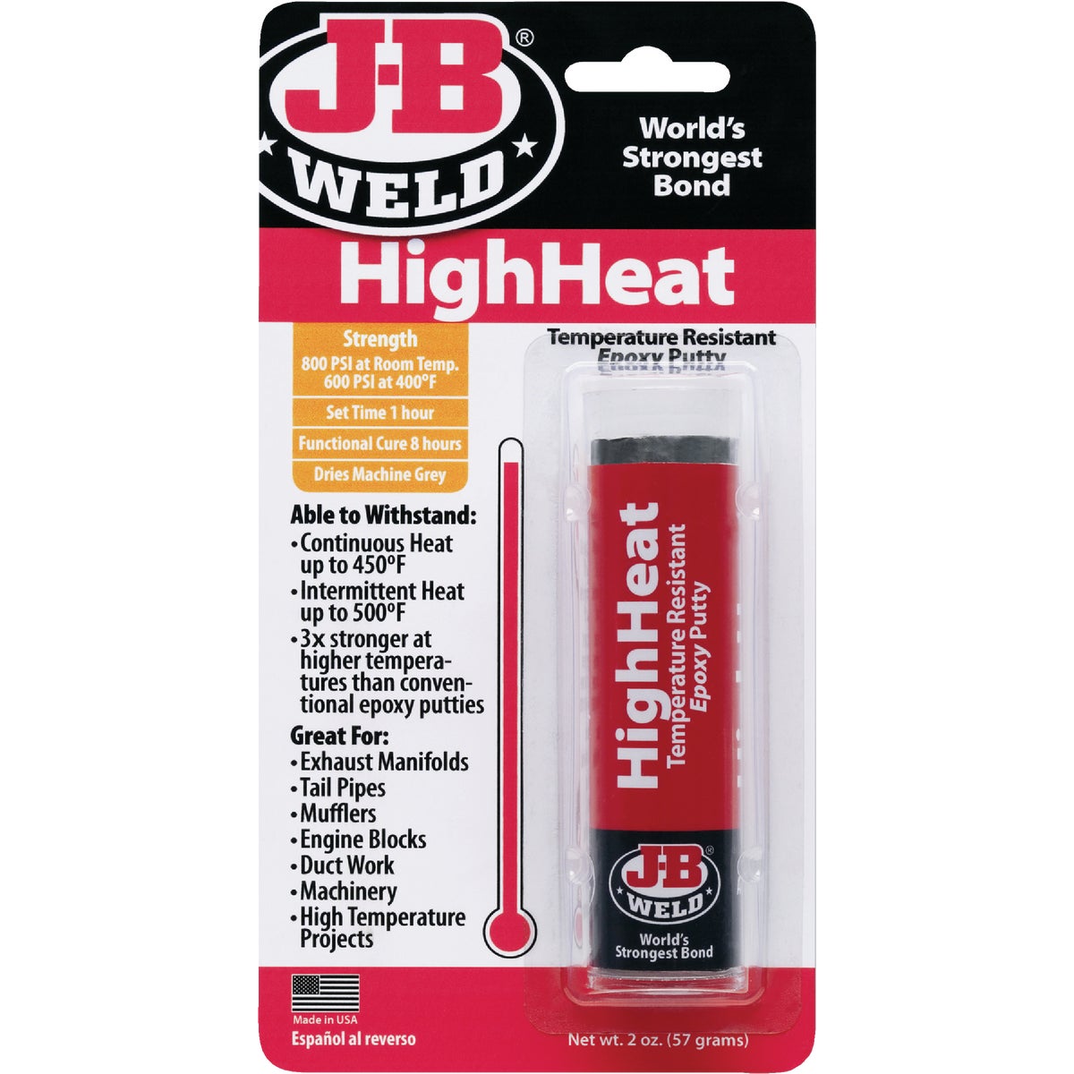 JB Weld HighHeat Epoxy Stick eBay