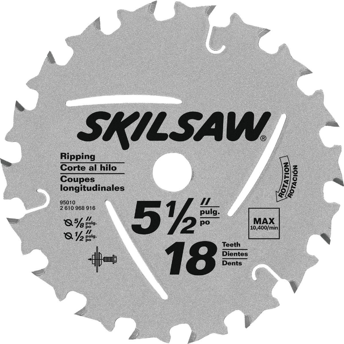 SKIL 51/2" X 18T Saw Blade 39725010704 eBay