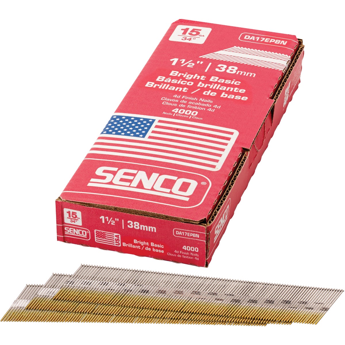 Senco 11/2" 15Ga Finish Nail 741474200762 eBay