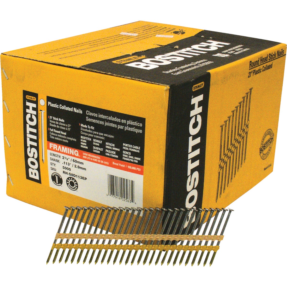 Bostitch 23/8" Framing Nail 77914025634 eBay