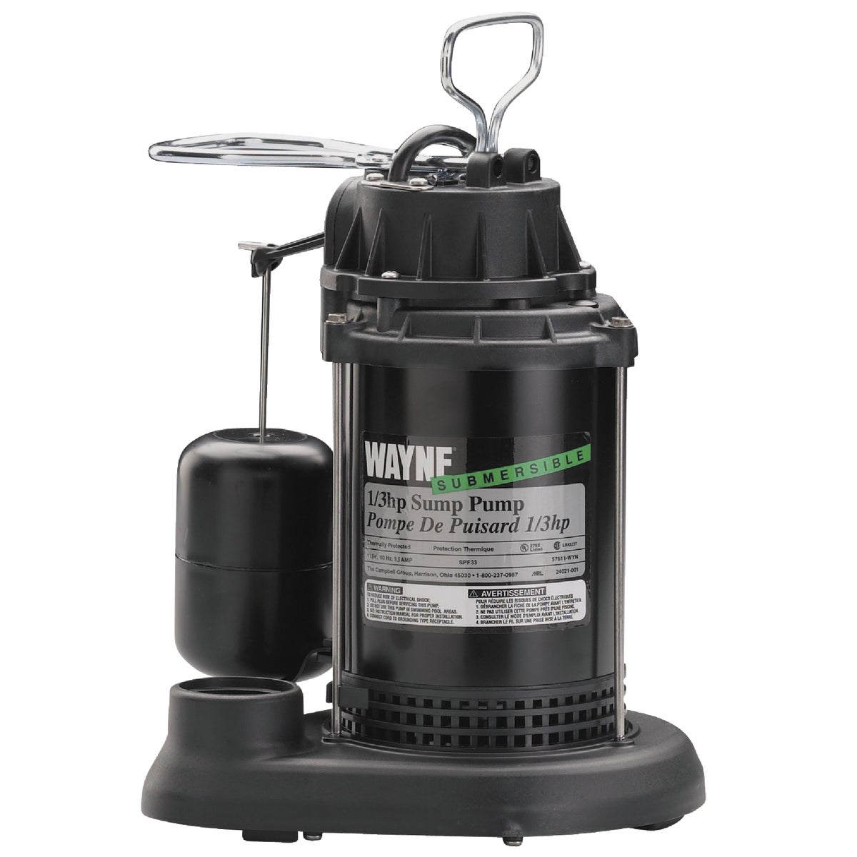 Wayne 1/3Hp Plastic Sump Pump | eBay