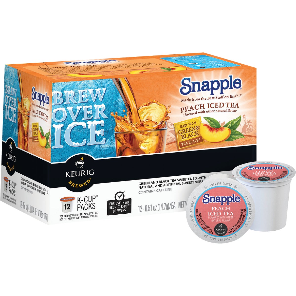 Keurig 12Ct Peach Iced Tea Kcup 99555086720 eBay