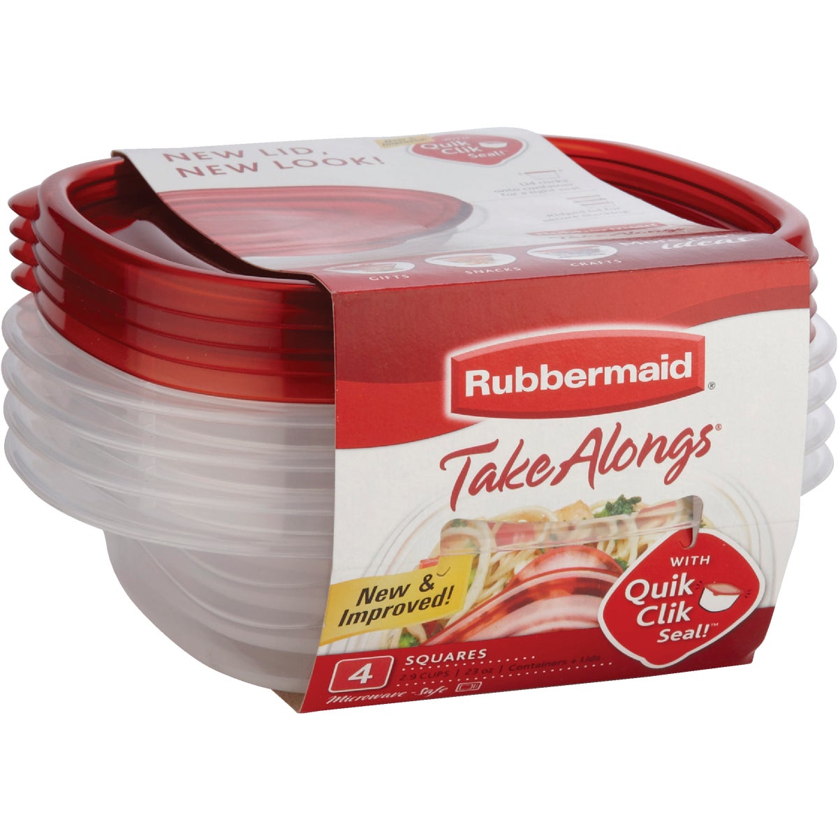 Rubbermaid 4Pc Sandwich Containers 71691463610 | eBay