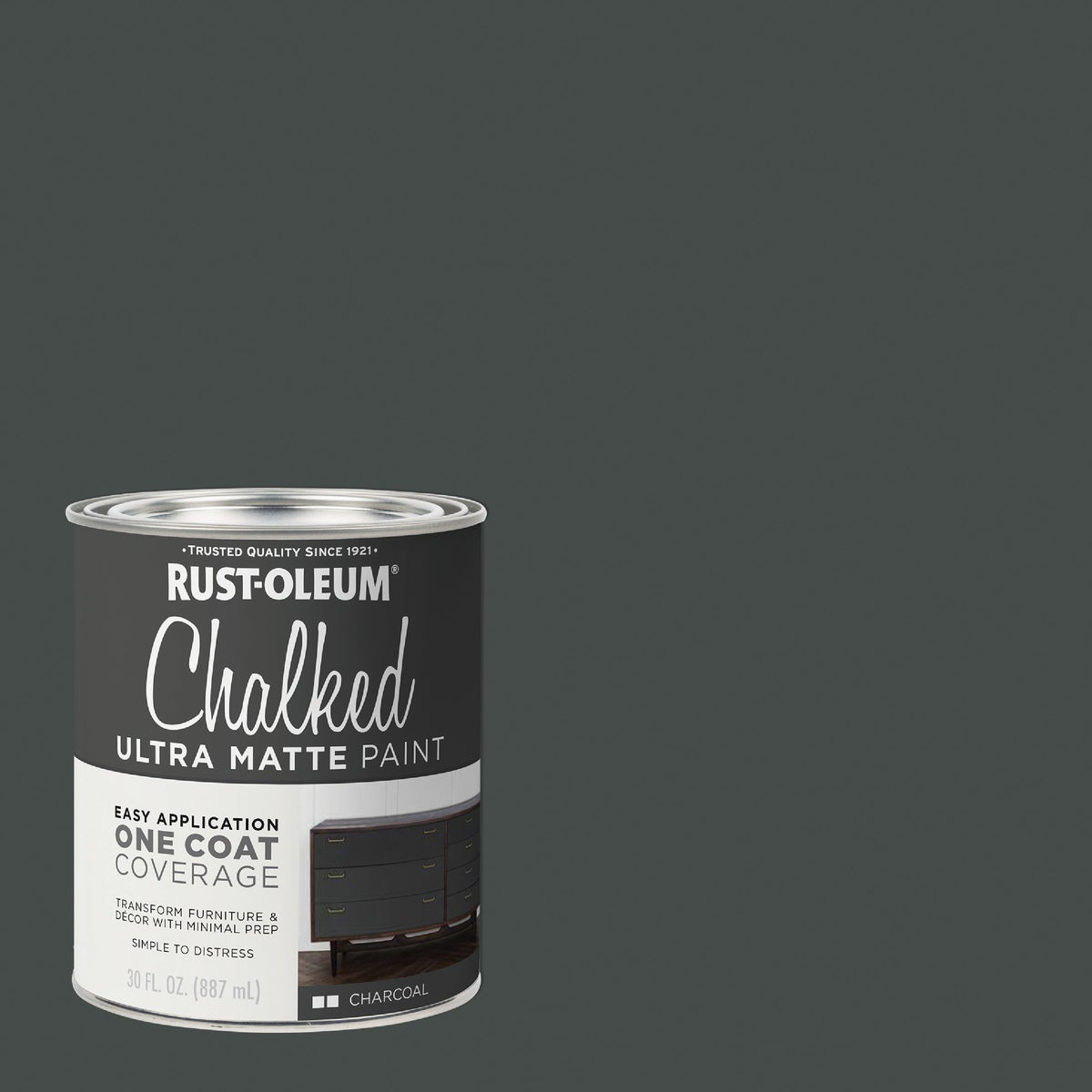 RustOleum Charcoal Chalked Paint 20066277550 eBay