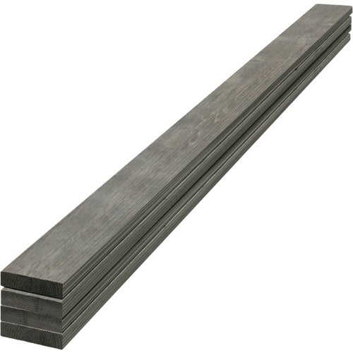 UFP-Edge 1 In. x 4 In. x 8 Ft. Gray Wood Rustic Trim Board (4-Pack)