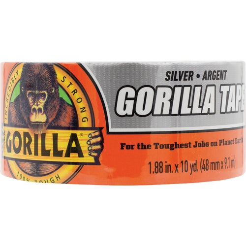 Gorilla 1.88 In. x 12 Yd. Heavy-Duty Duct Tape, Silver