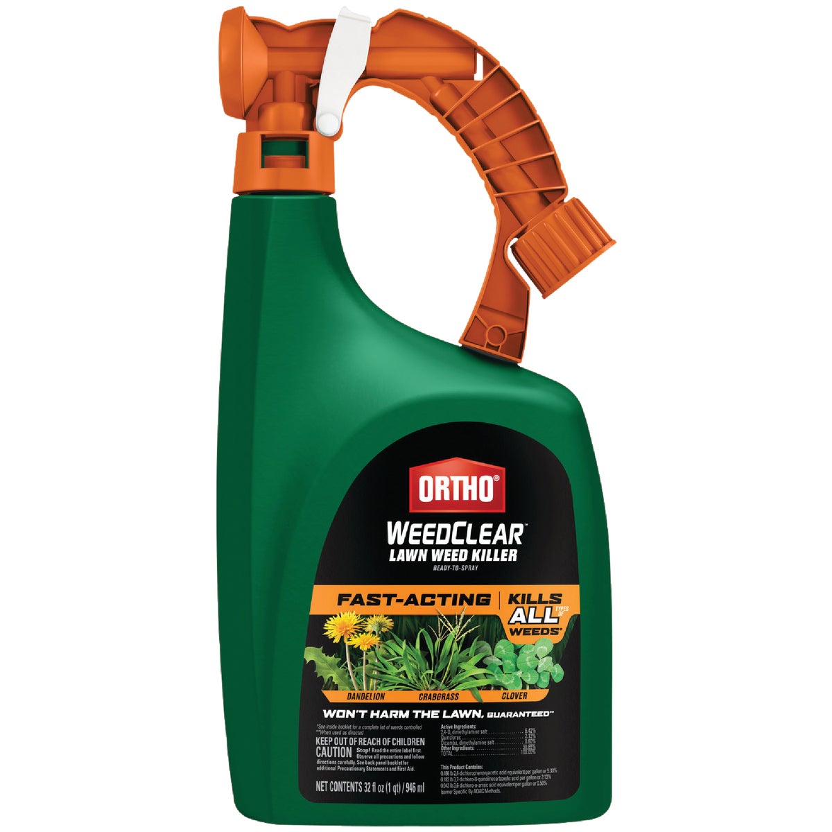 Ortho WeedClear 32 Oz. Ready To Spray Hose End Northern Lawn Weed Killer 764952