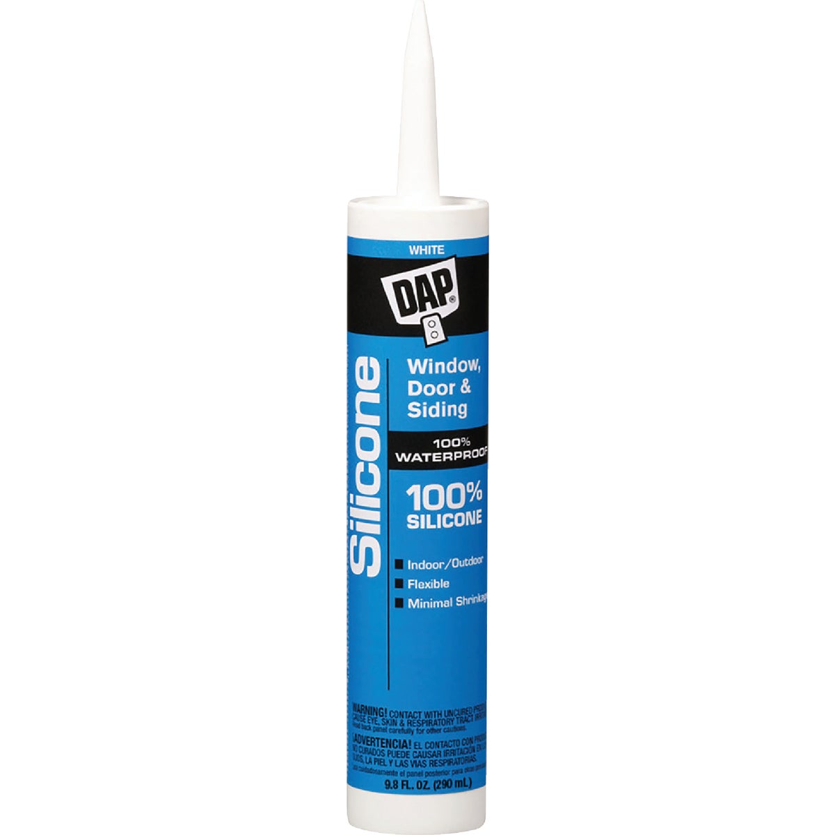 DAP 9.8 Oz. Window, Door & Siding Silicone Sealant, White