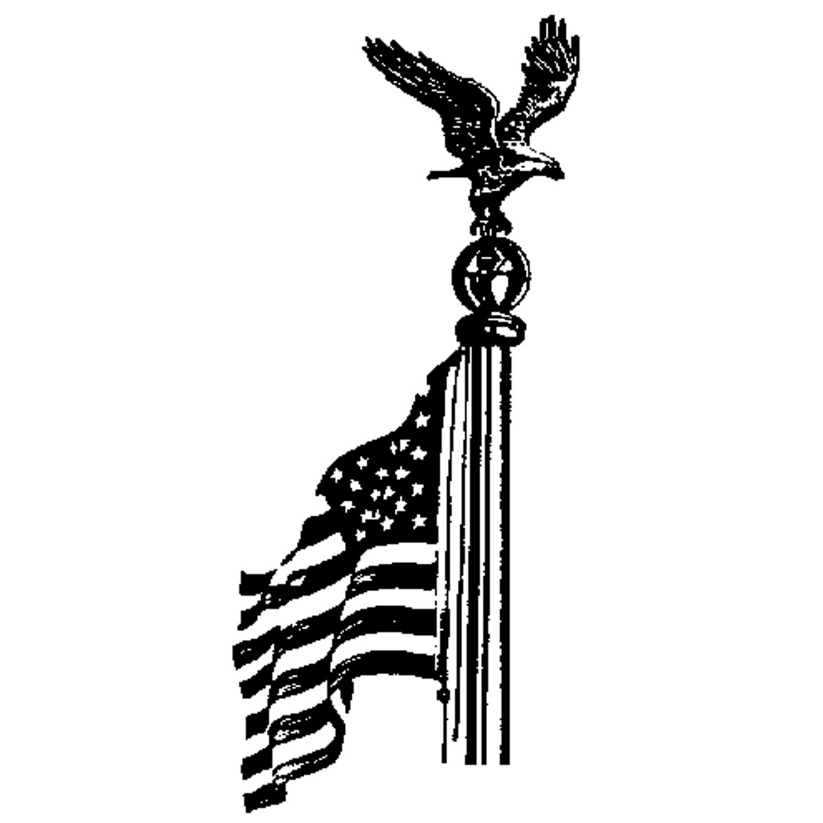 Flag Pole Eagle