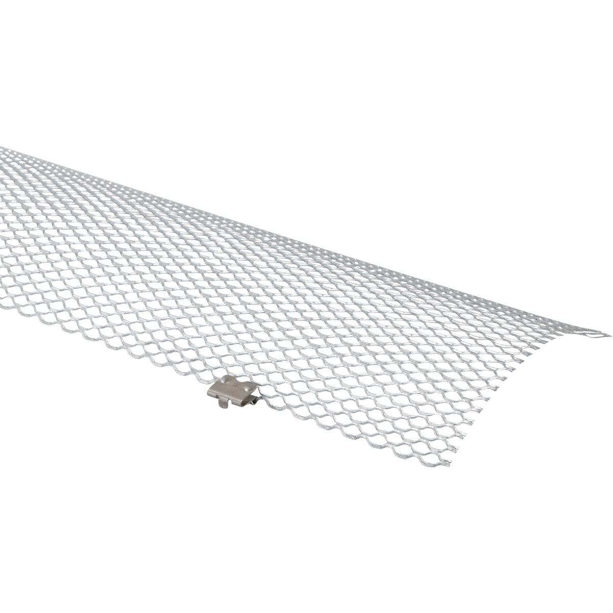 Item 106305, 6 In. W. x 3 Ft. L. Galvanized. Smooth edge design.