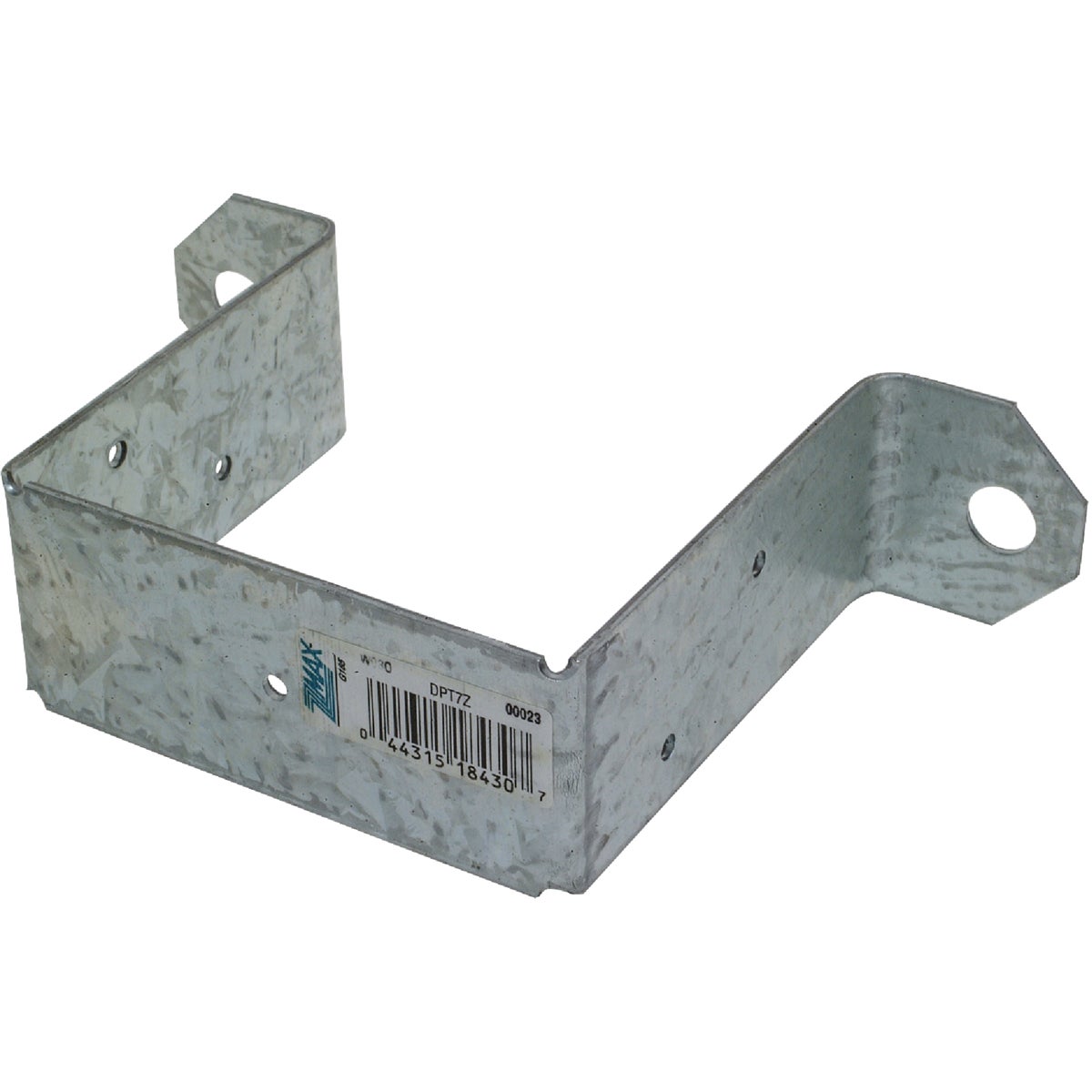 Item 123242, DPTZ deck post tie products are used to attach 4x4 vertical posts to the 