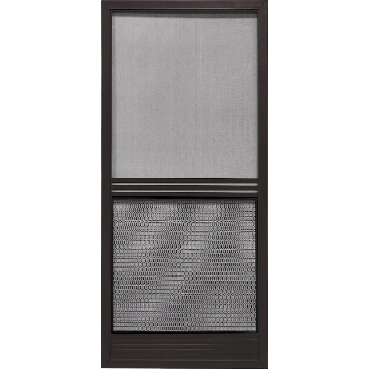 Item 160440, Swinging steel screen door. Features 2-inch x 7/8-inch 0.