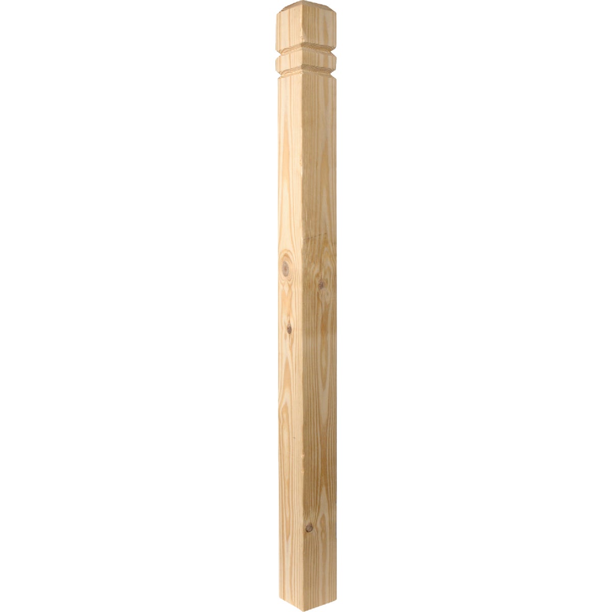 Item 162302, 4 In. x 4 In. x 54 In. double V-groove treated post.