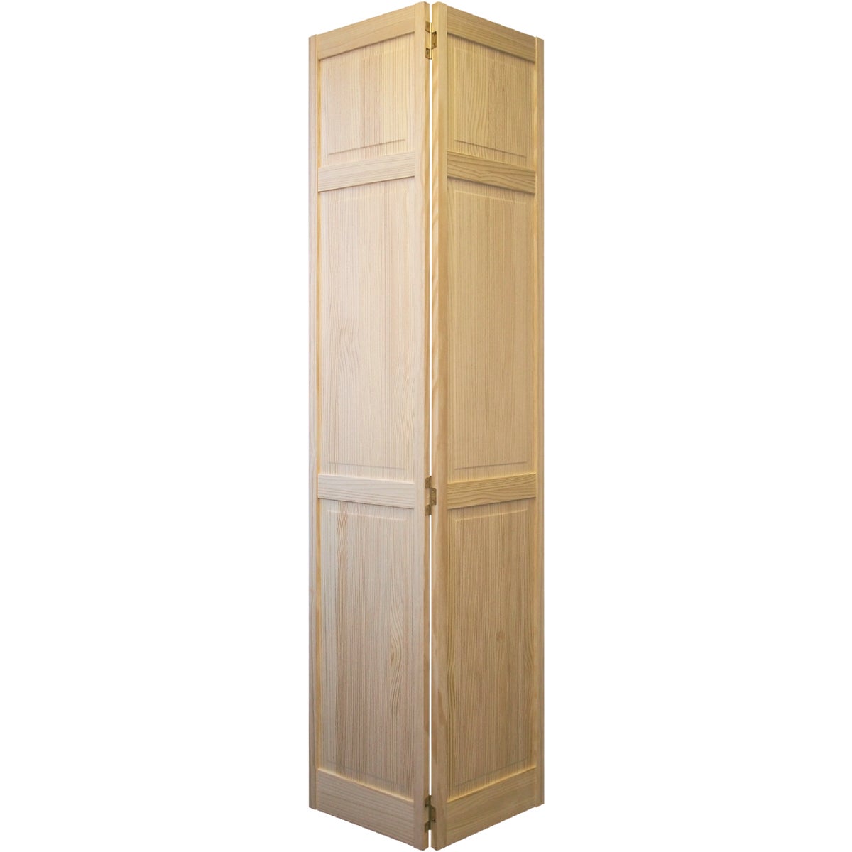 Item 173339, 1-inch thick traditional 6-panel bifold doors in beautiful vertical grain 