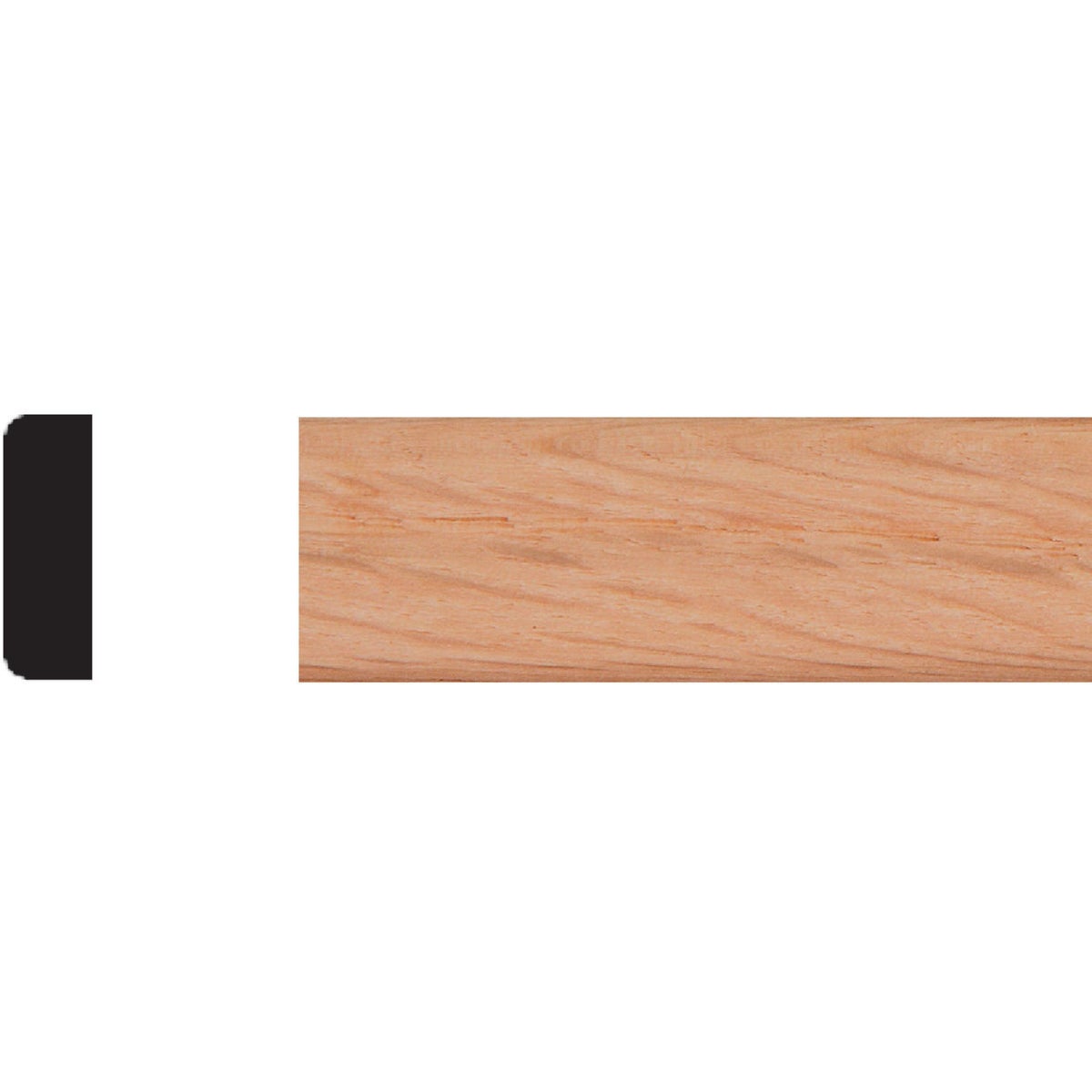 Item 181277, Red oak hardwood sanded smooth and ready-to-finish with stain or paint.