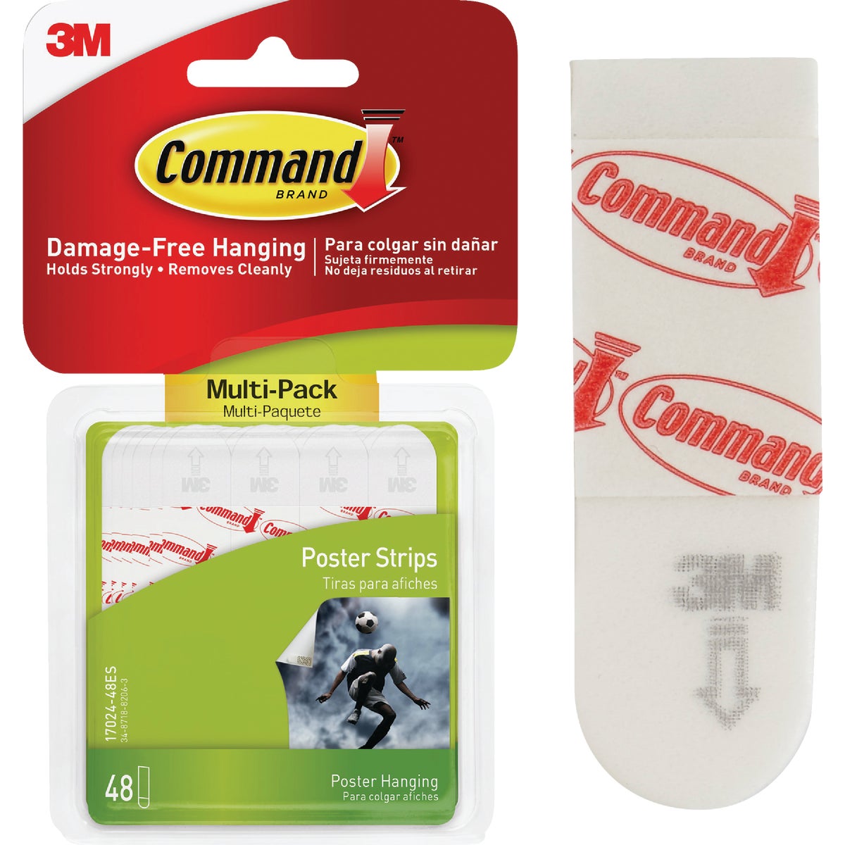 Item 200806, Decorate your world without damaging your walls with Command Poster Strips