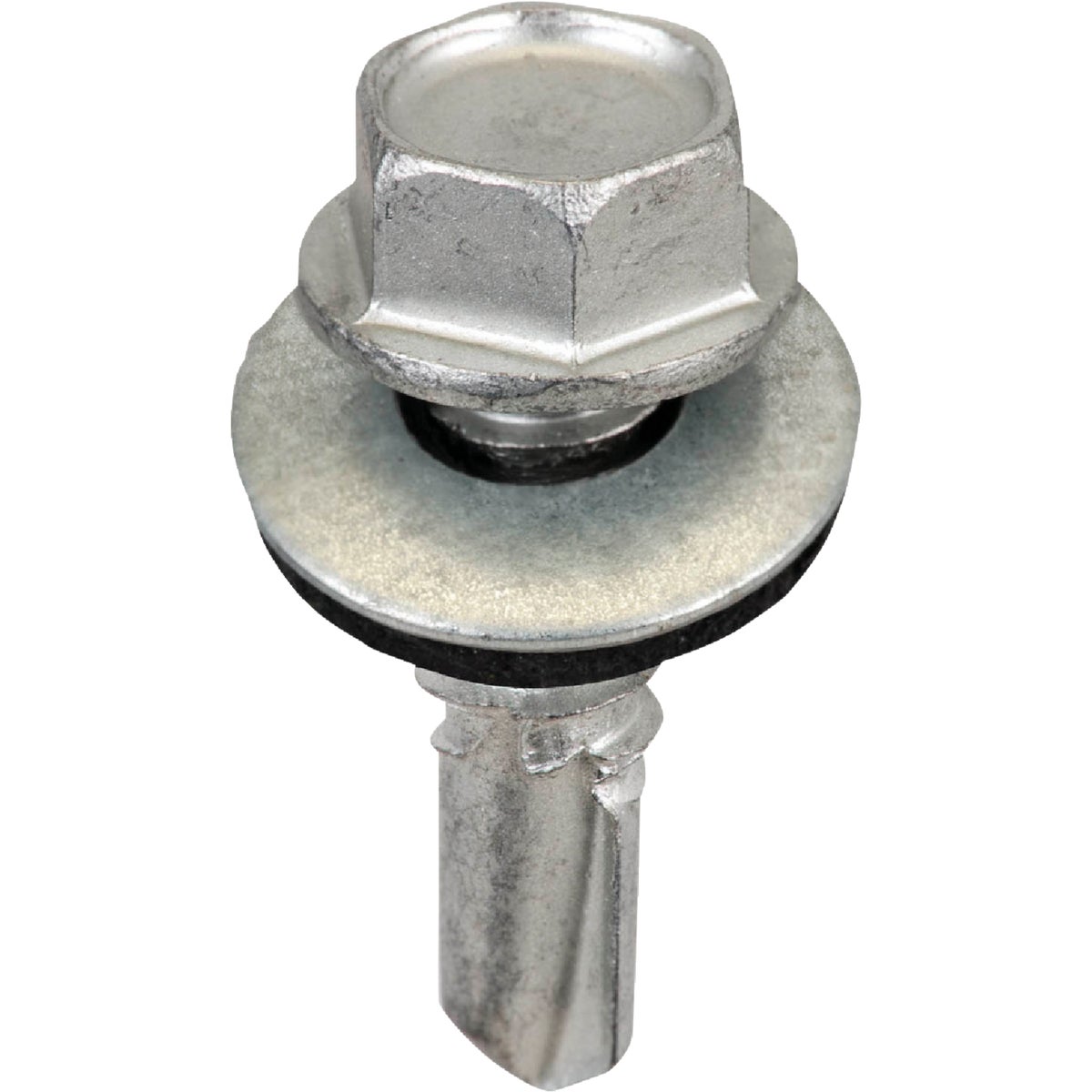 Item 201301, #14 x 7/8 In. Galvanized Lap screw. C1022 steel. 1,000 hour Dacro coating.