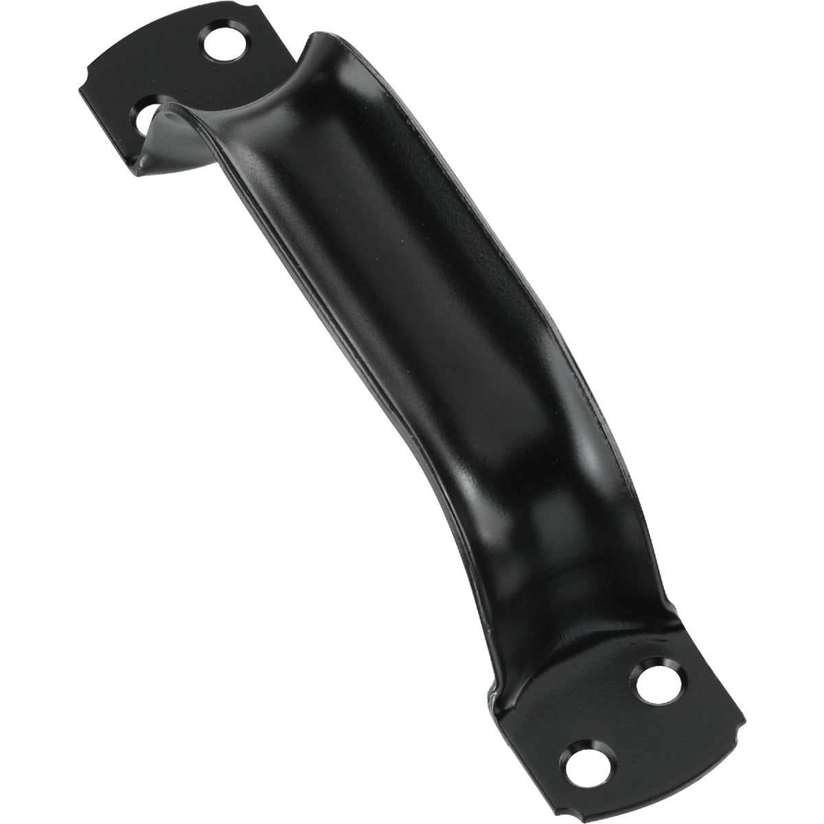 Item 201329, National catalog model No. V6 pull, black for use on metal or wood doors.