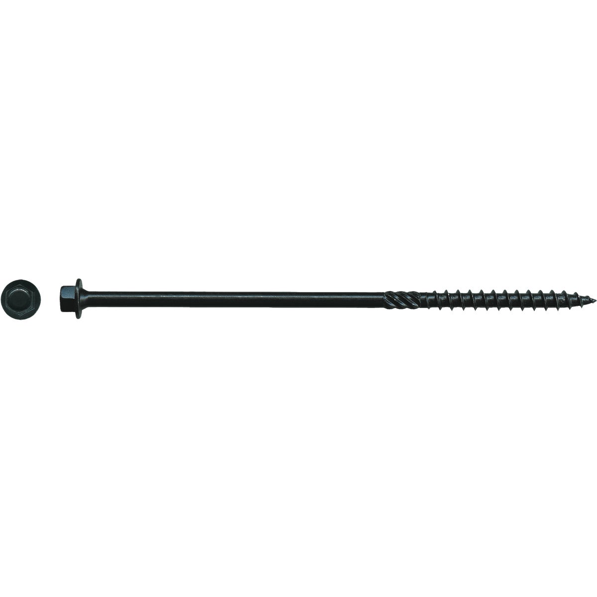 Item 201403, Black Log hex head screws are great for decks, framing, log homes, 