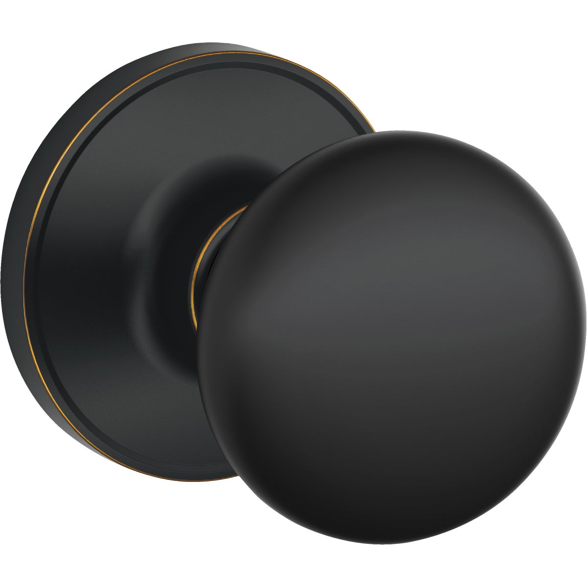 Item 201614, J-Series Stratus non-locking door knobs - both knobs are always unlocked.