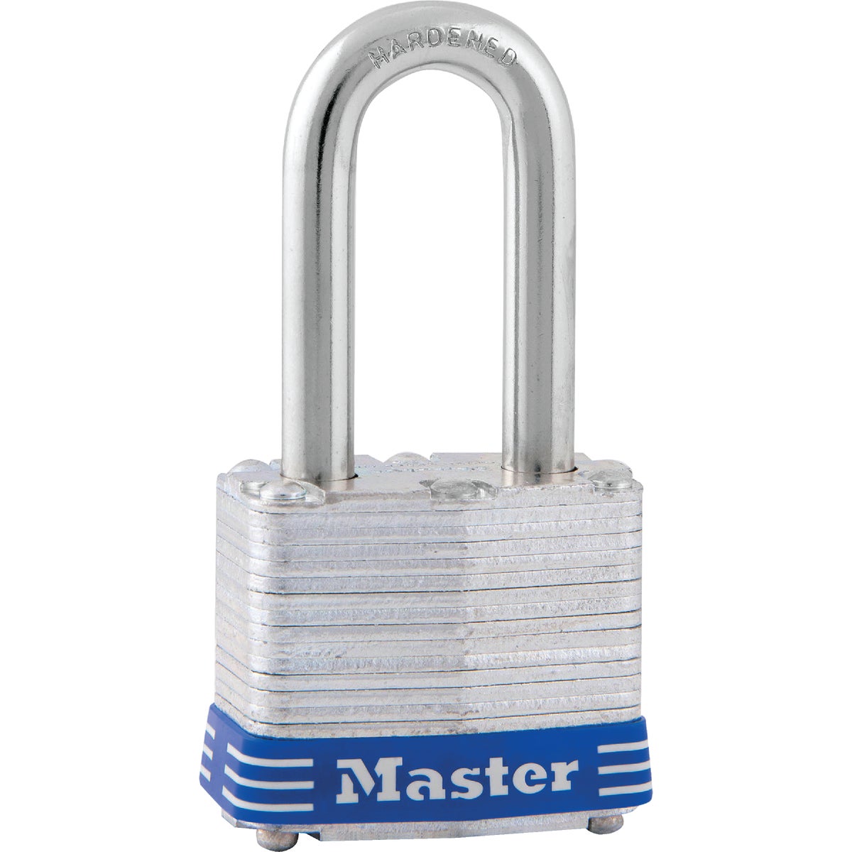 Item 213539, The Master Lock Laminated Padlock features a laminated steel body for 