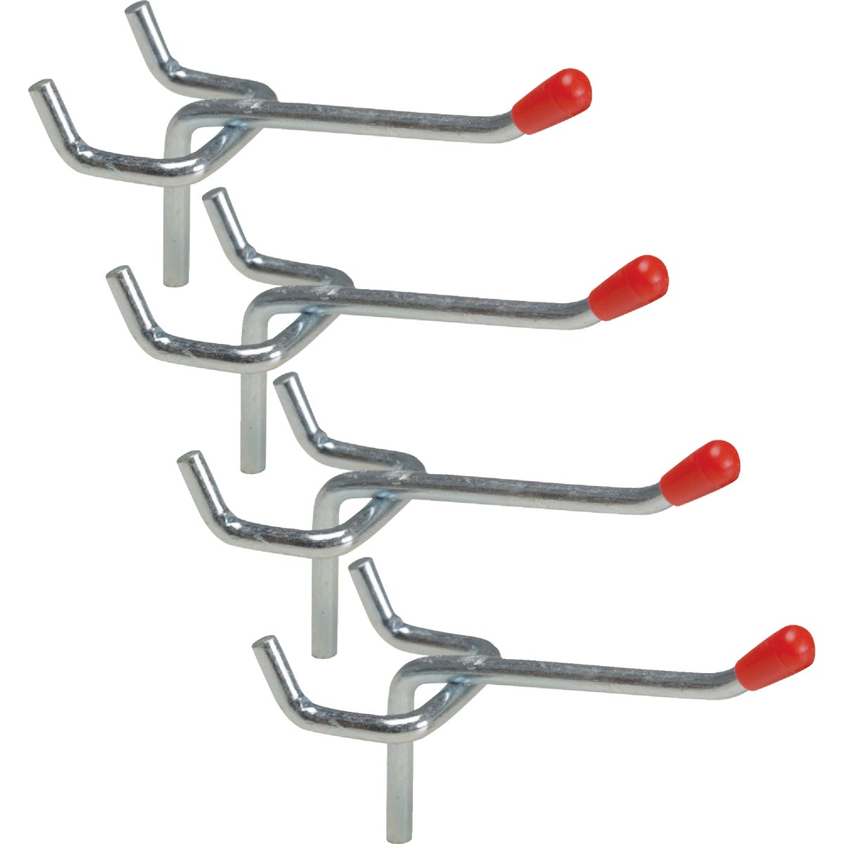 Item 216038, Safety tip straight pegboard hooks fit 1/8 In. or 1/4 In.