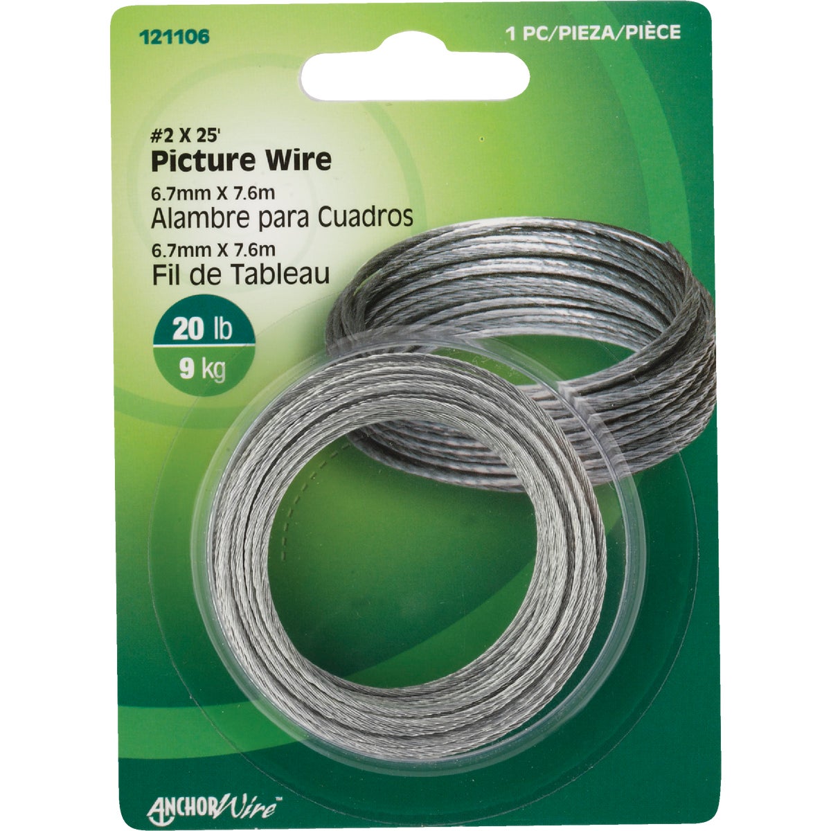 Item 220558, Hillman Picture Hanging Wire Galvanized is great for finishing up any at 