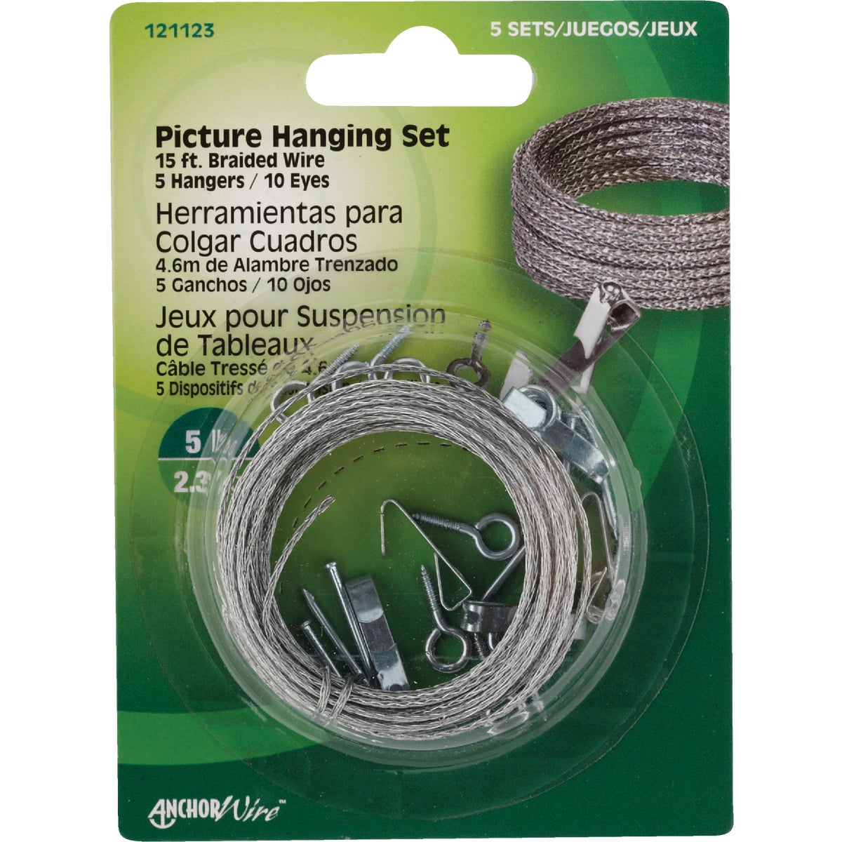 Item 227098, Braided to prevent frayed ends.