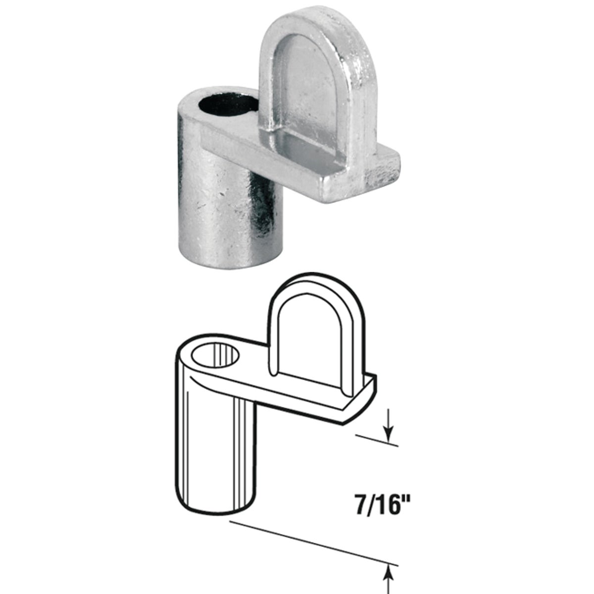 Item 228893, Die-cast plated clips used to secure window screens, storm windows and 