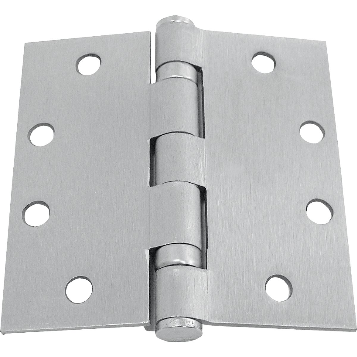 Item 236918, Heavy duty commercial square ball bearing hinge with square corners is made