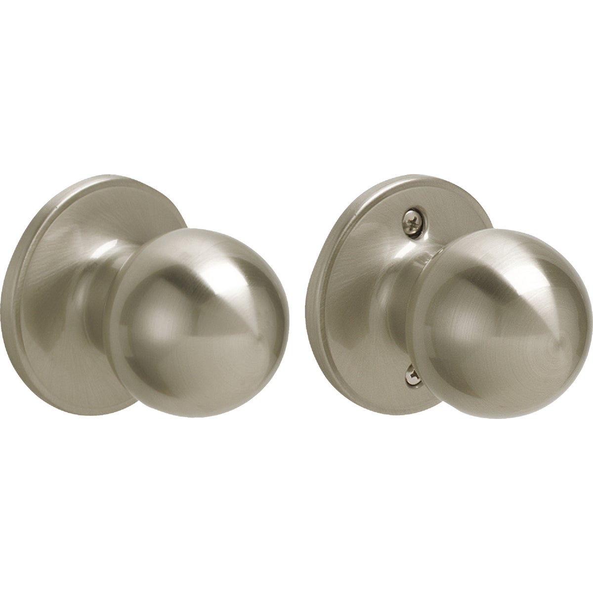 Item 237274, Passage knobset for interior doors, plain knob on both sides.