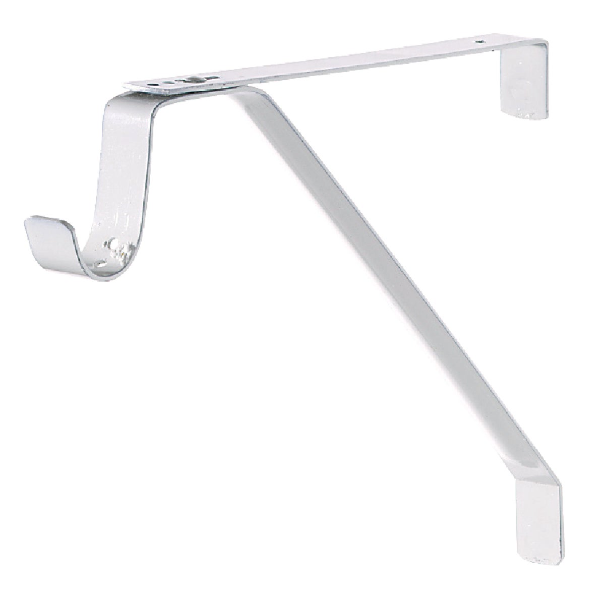 Item 237922, Slide adjustable shelf and rod bracket is ideal for shelves 11 In.