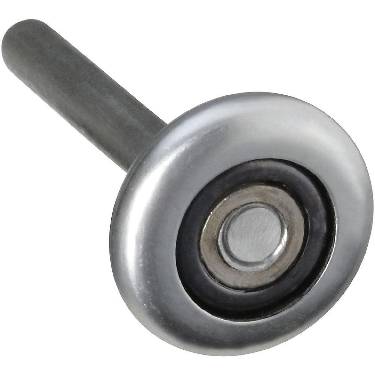 Item 239557, Heavy-duty steel garage door roller with steel inner race.