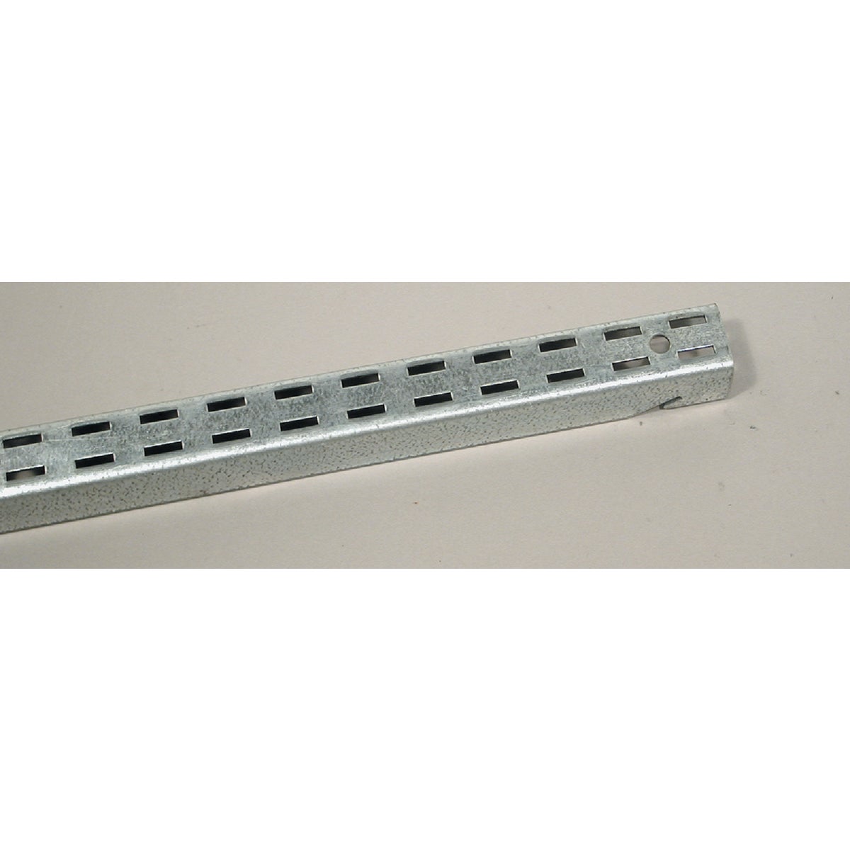 Item 244295, Heavy-duty double slotted standard can be mounted with the Fast-Mount hook