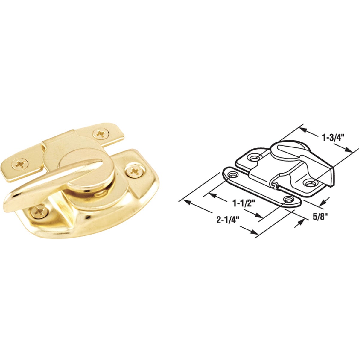 Item 247332, Safety sash lock for double hung windows.