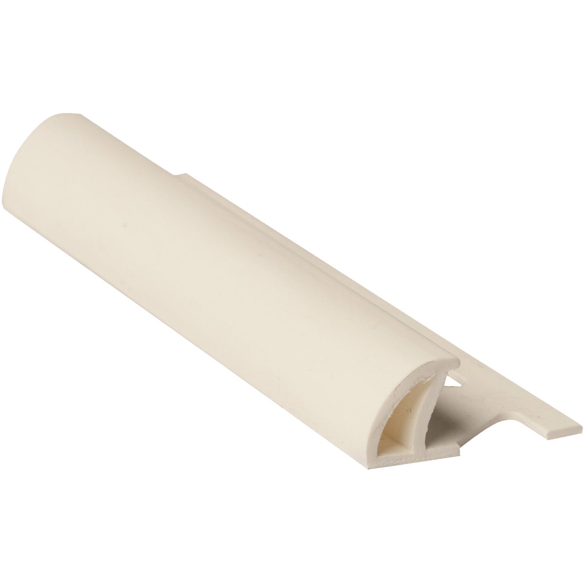 Item 260089, The PVC Bullnose profile from M-D Building Products creates a decorative, 