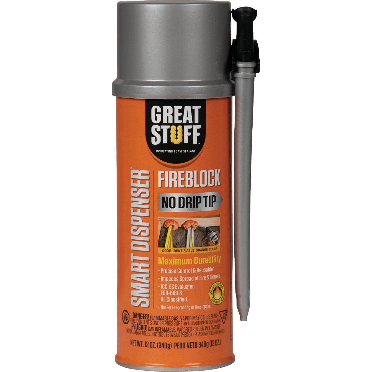 Item 260126, GREAT STUFF Fireblock Insulating Foam Sealant is a ready-to-use, minimal-