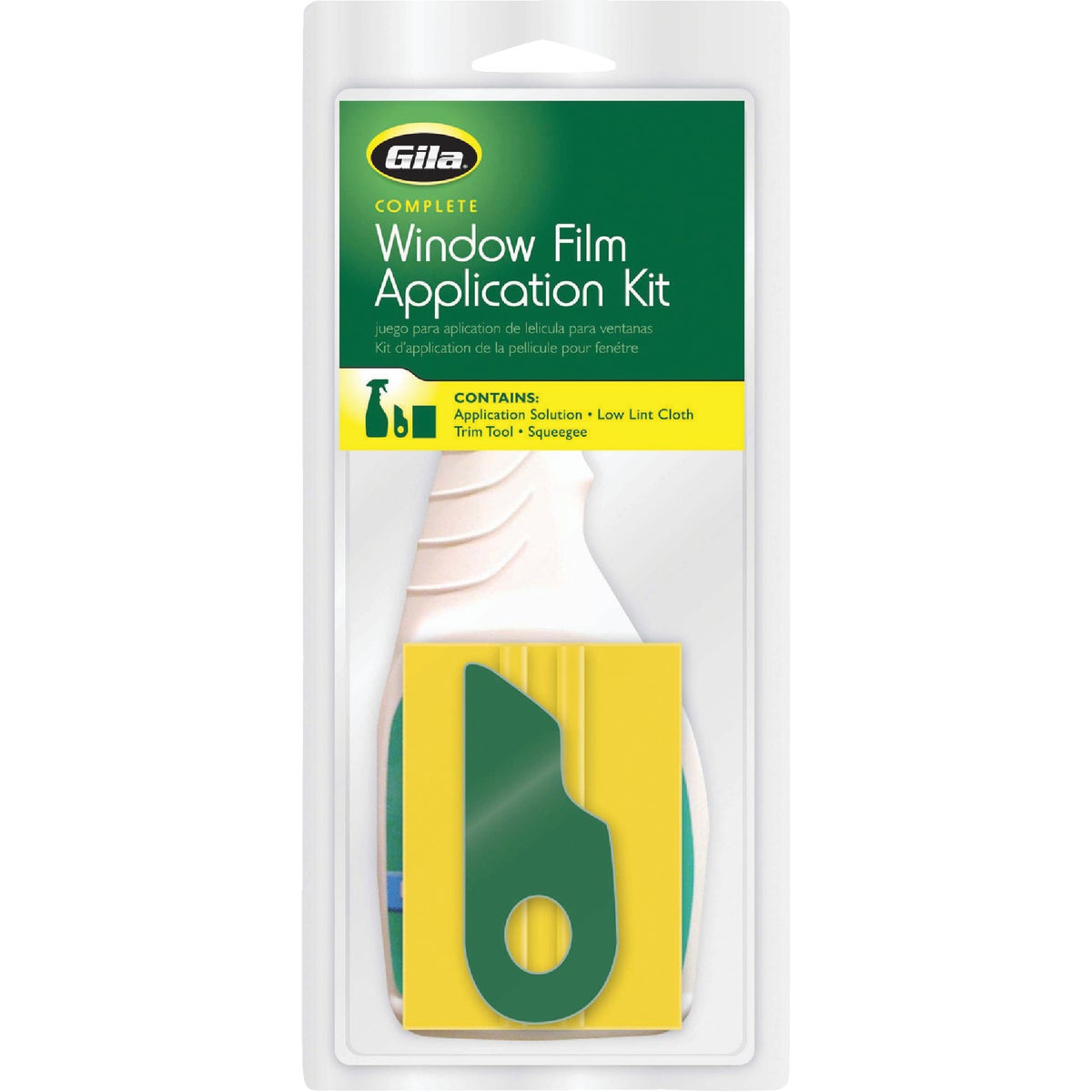Item 260162, The complete window film application kit includes all tools needed to apply