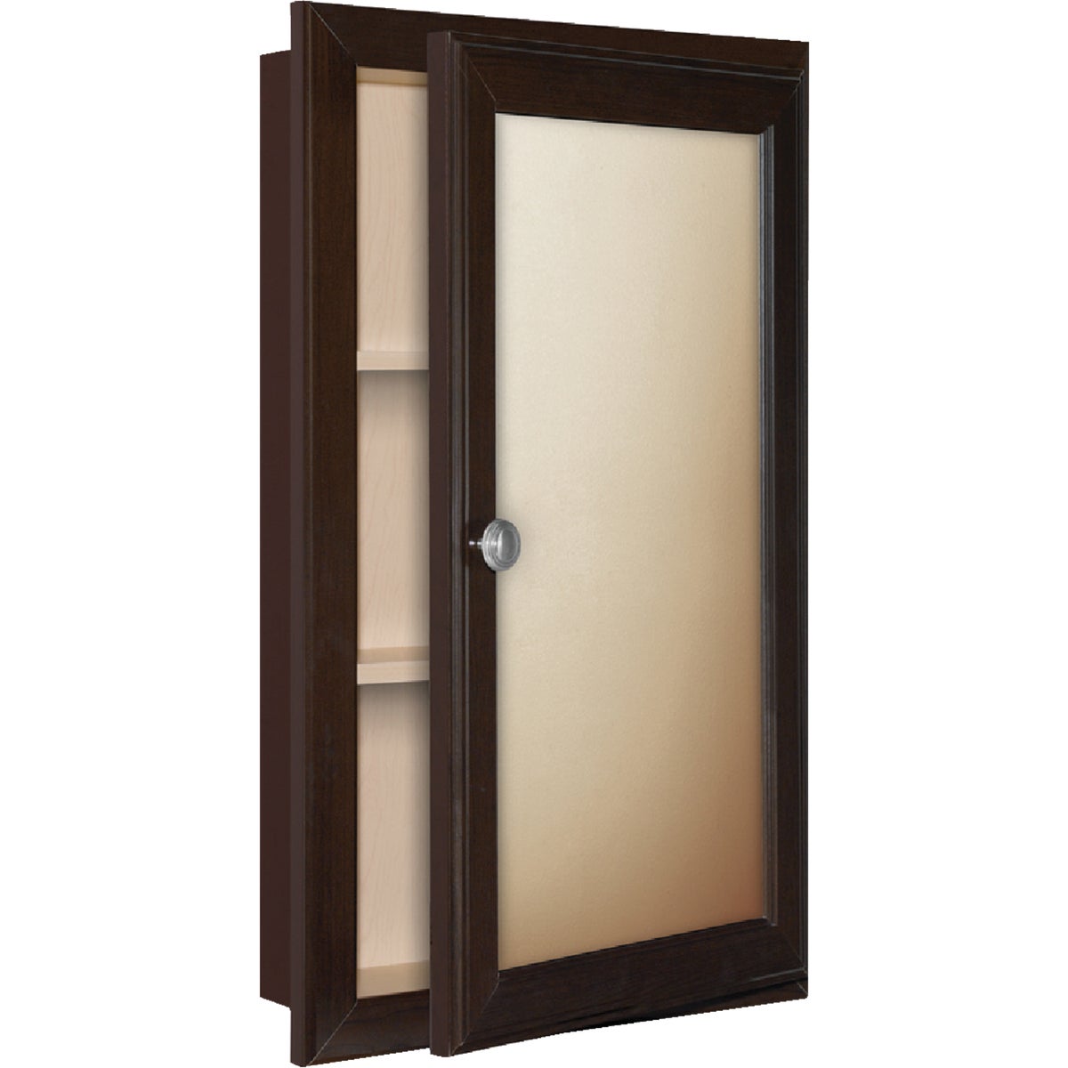 Item 260865, The swing-door medicine cabinet brings fresh style to your bath.