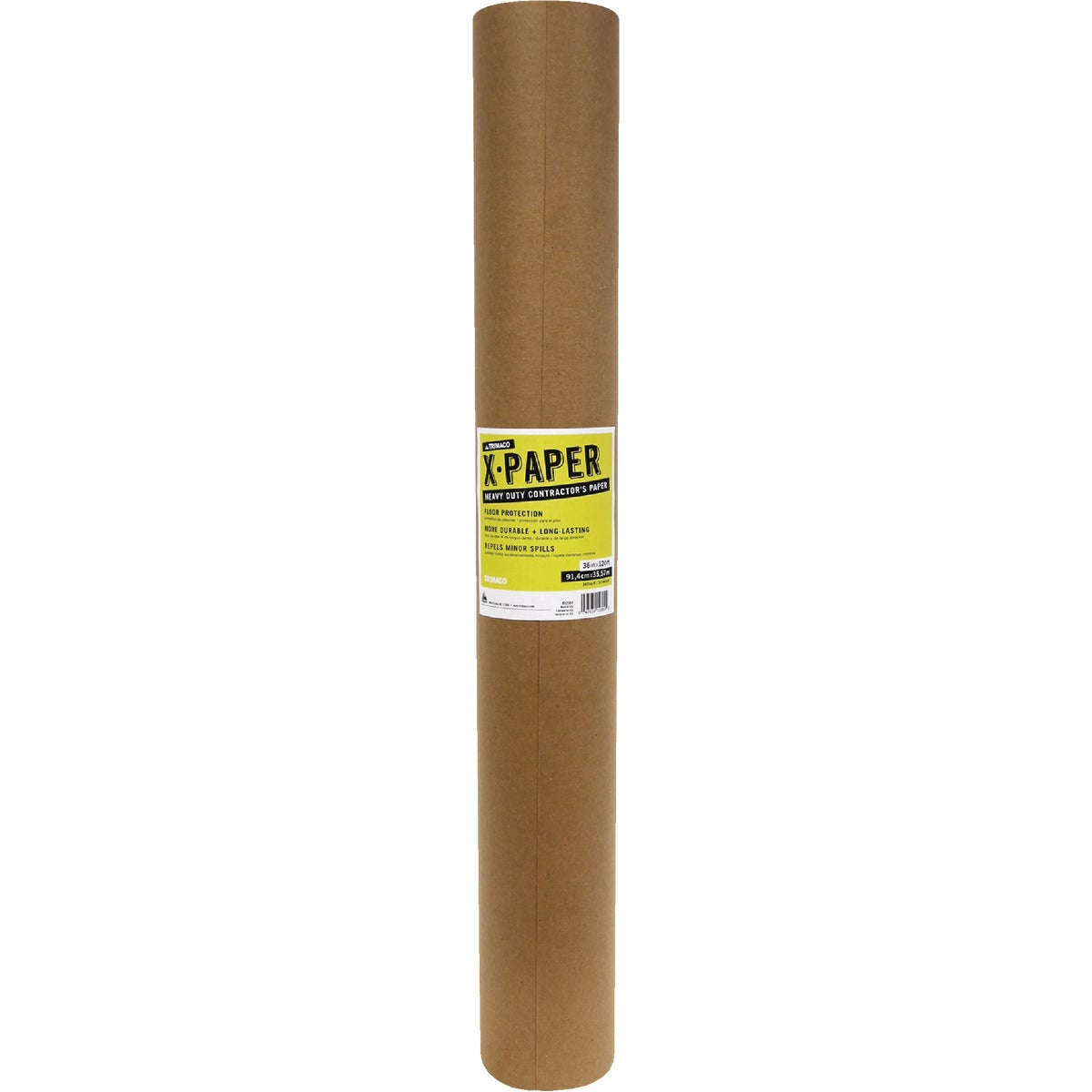 Item 261110, Trimaco's X-Paper is 50% thicker than Builder's and Red Rosin Paper.