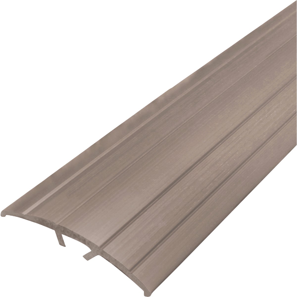 Item 261238, The M-D Aluminum Multi Floor Transition easily covers a seam or gap between
